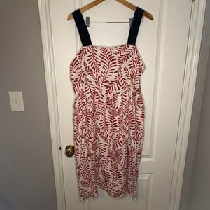 Hot Pink and‎ white floral dress